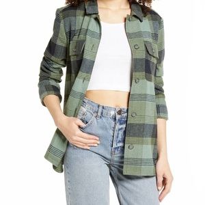 BP Plaid Flannel Shirt Jacket
